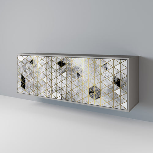 ASHEN ARIA 3-Door Sideboard