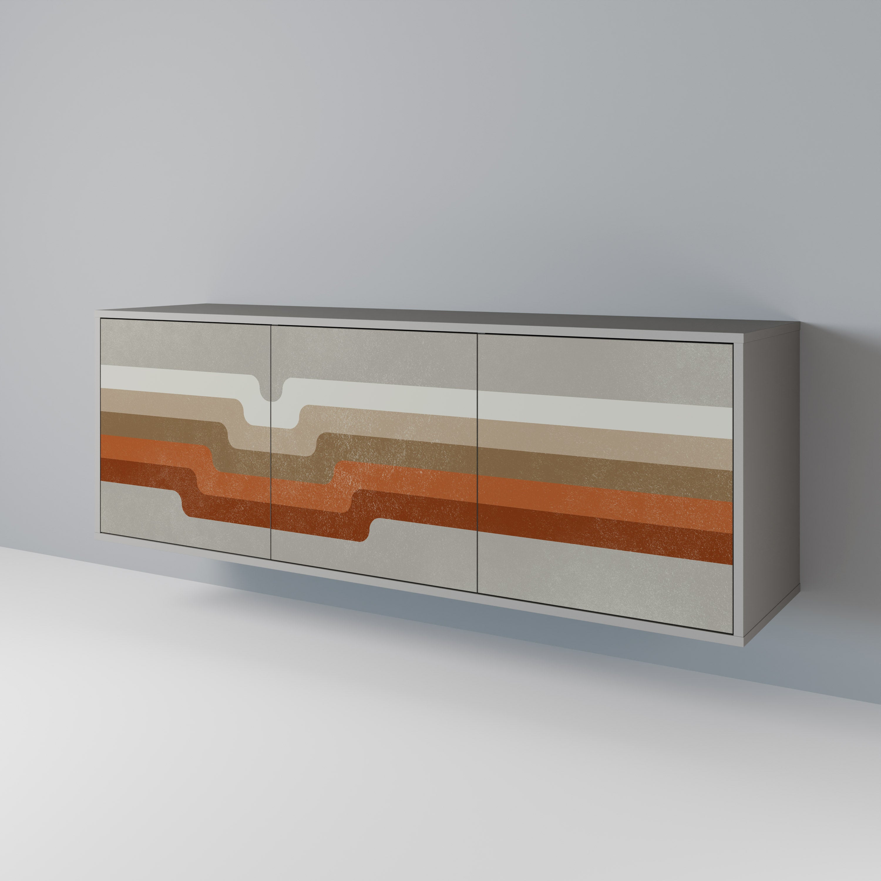 PECULIAR TRAIL Skänk med tre dörrar