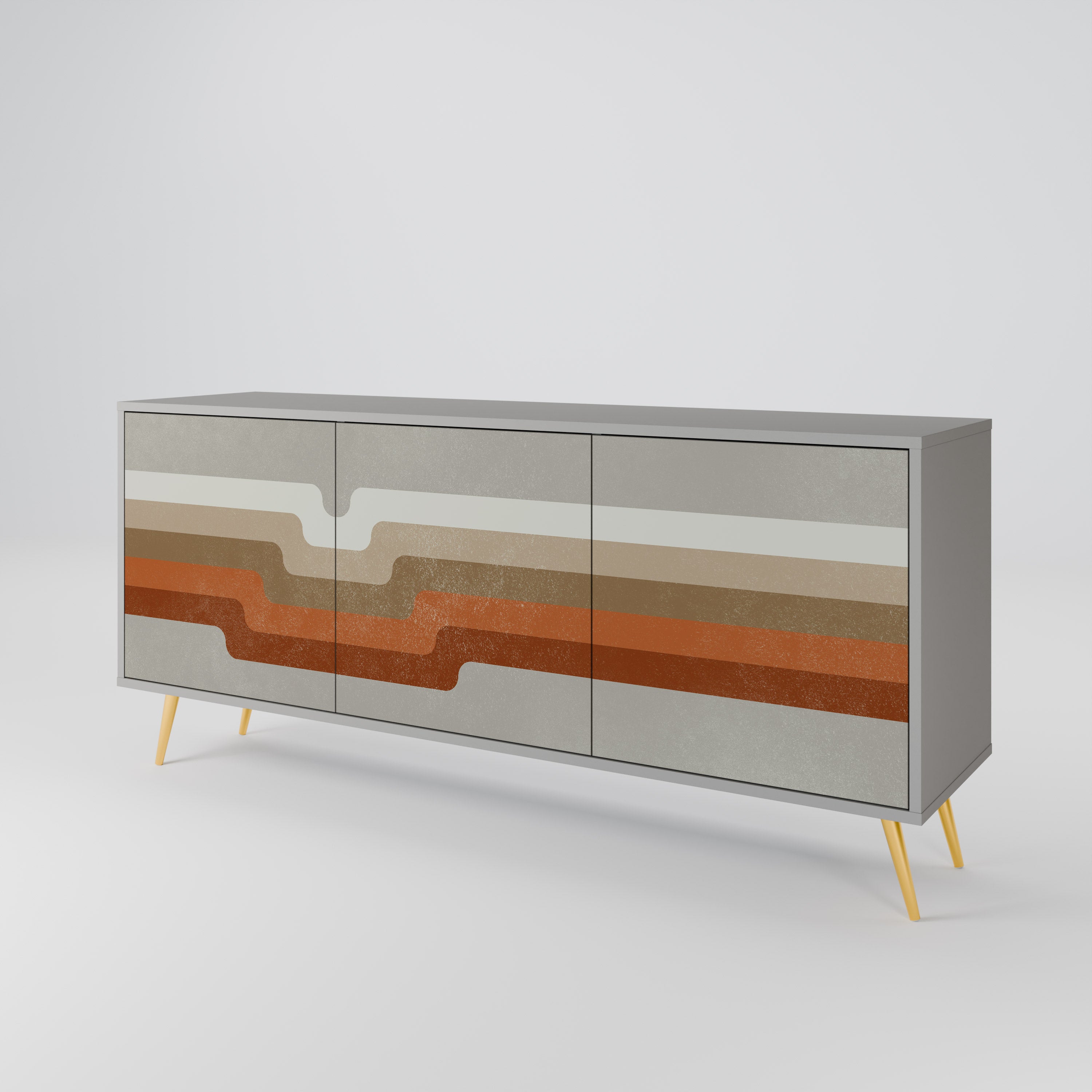 PECULIAR TRAIL Skänk med tre dörrar