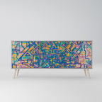 MEMORIES MAP 3-Door Sideboard