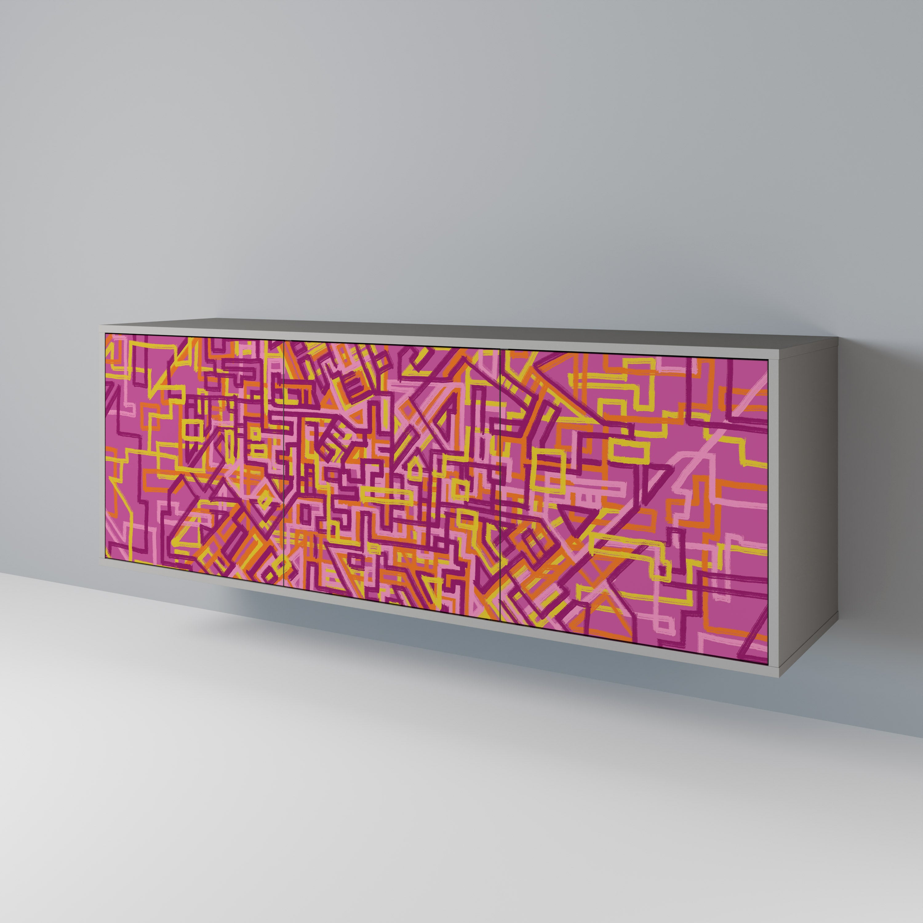 LOVELY MEMORIES Skänk med tre dörrar