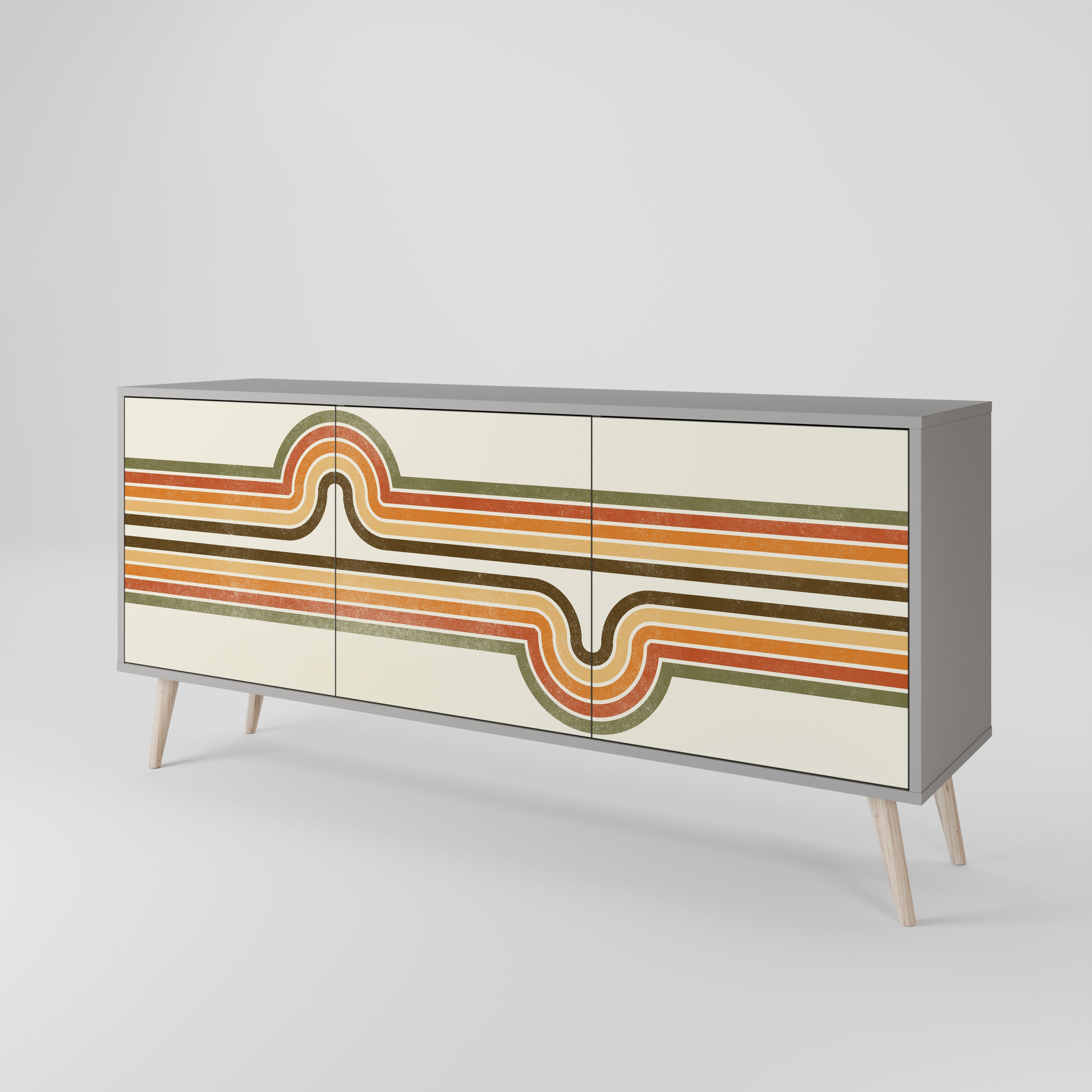 EXCEPTIONAL STREAM Skänk med tre dörrar