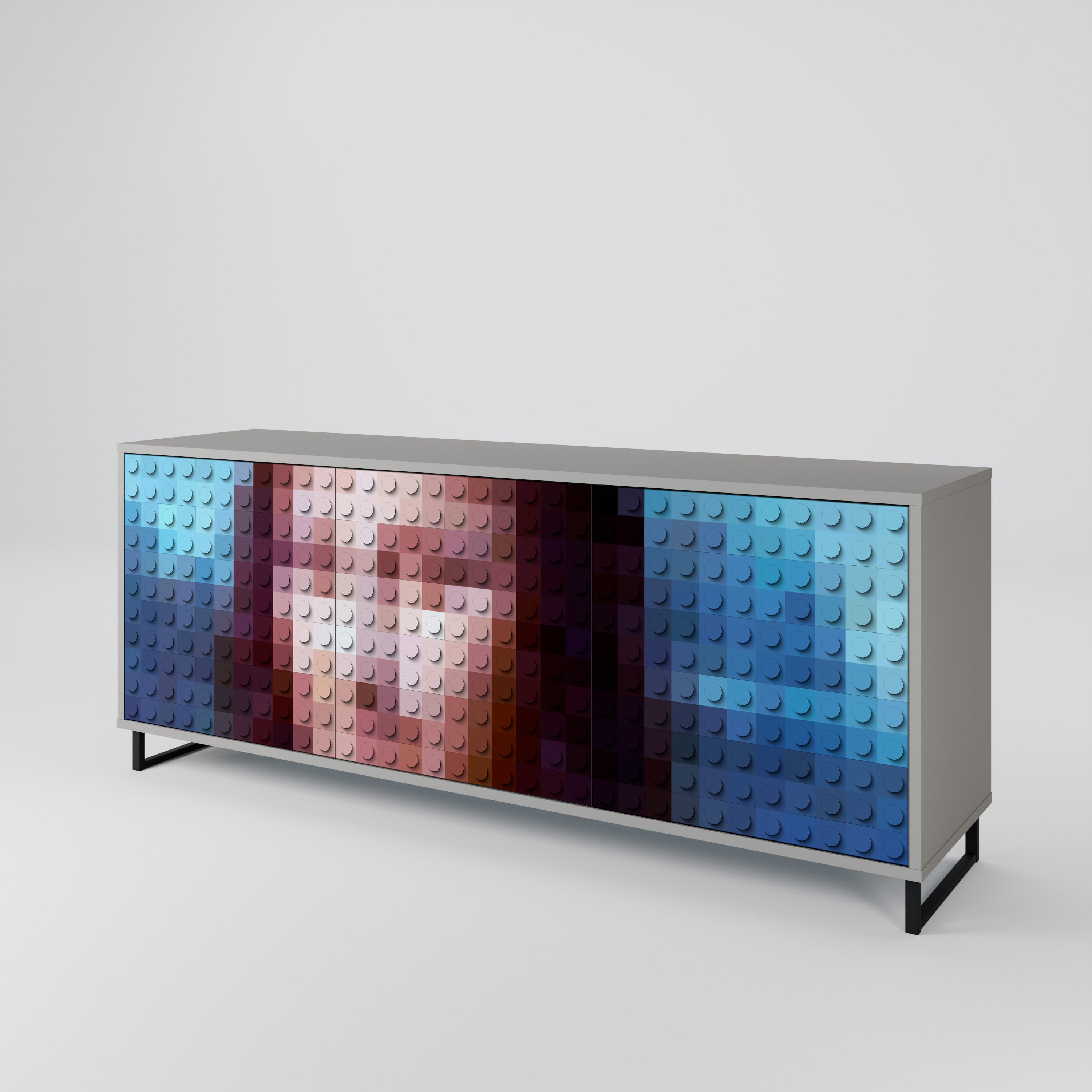 CONSTRUCTIVE ART 3-Door Sideboard