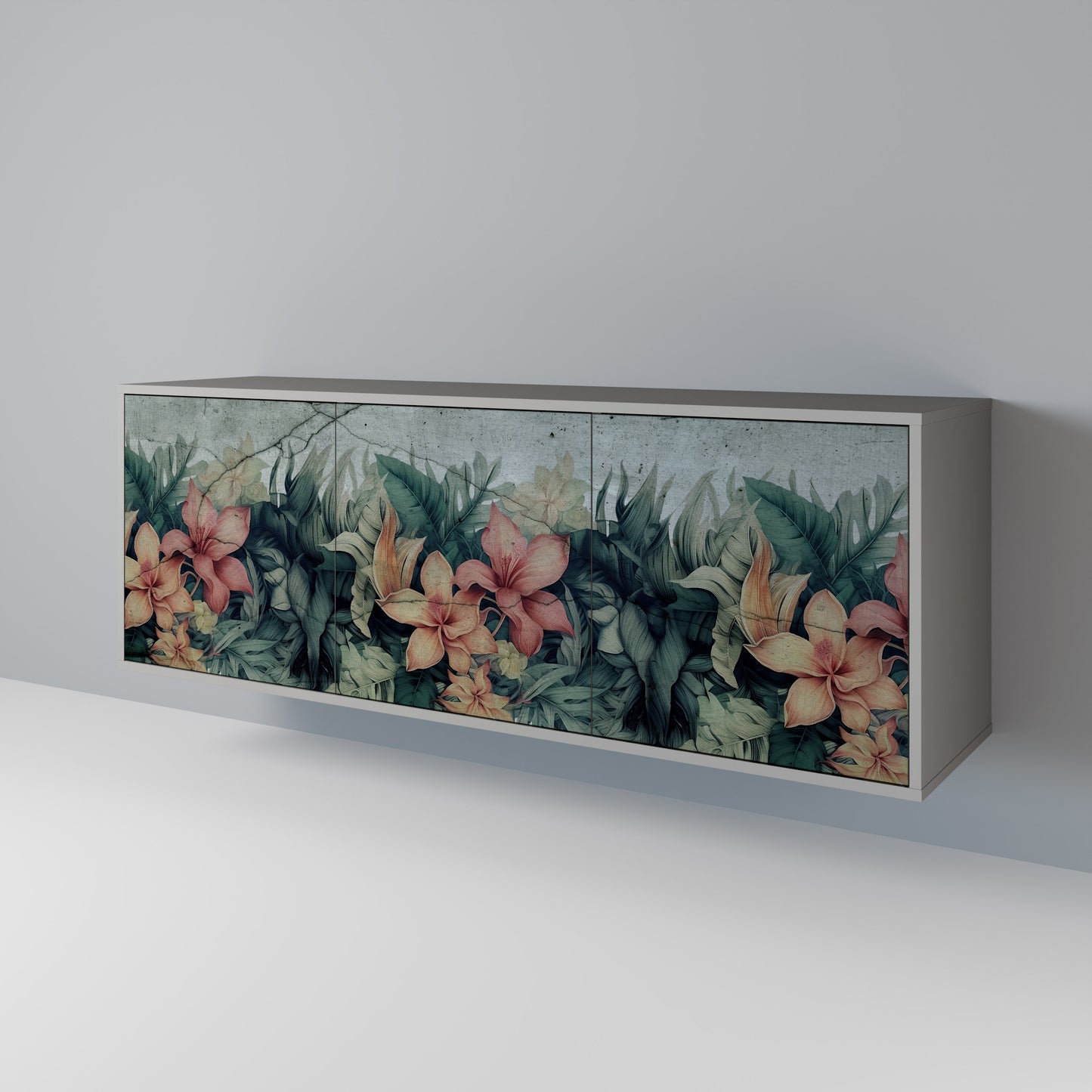 HEAVENLY BLOOM Skänk med tre dörrar