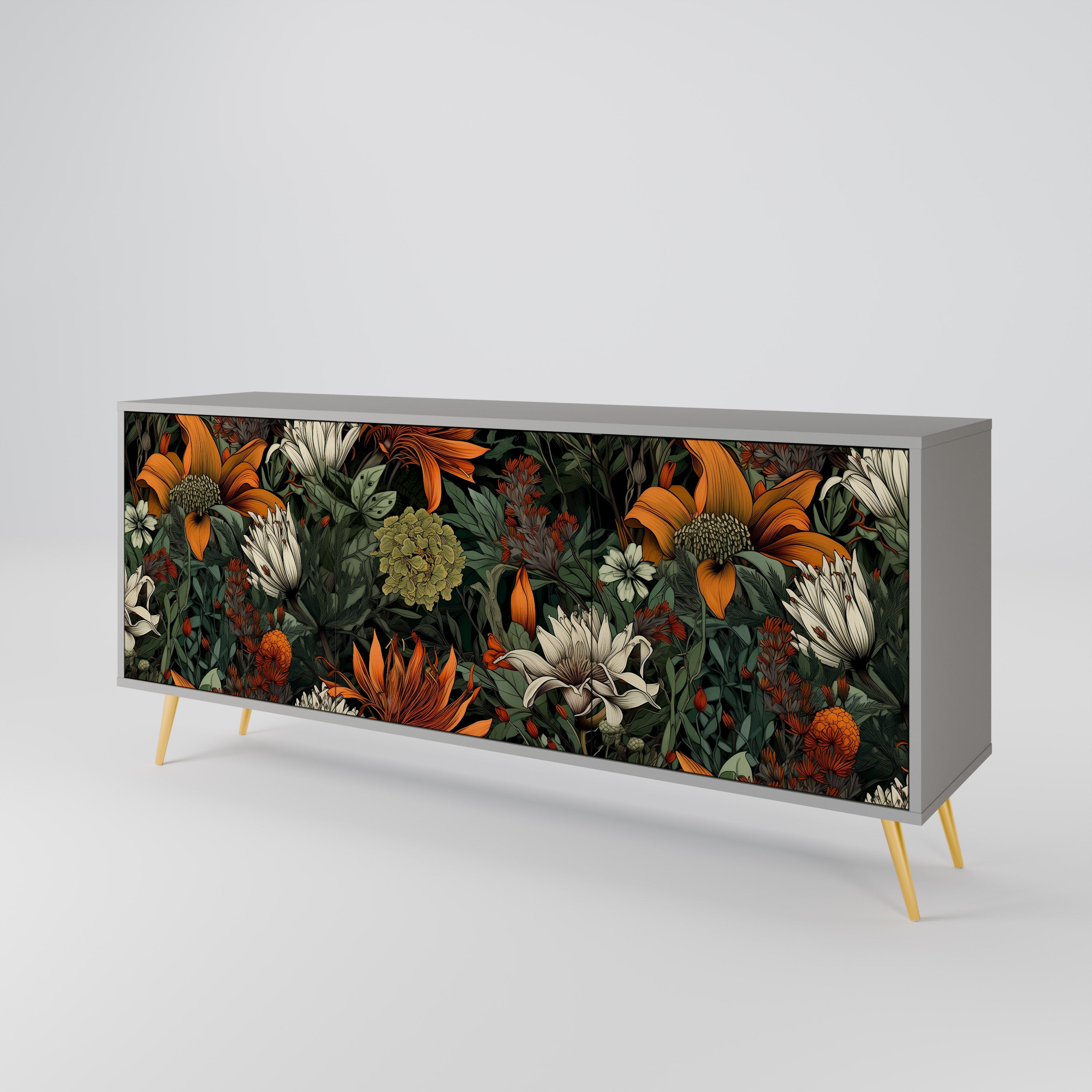 MIDNIGHT SPROUT 3-Door Sideboard