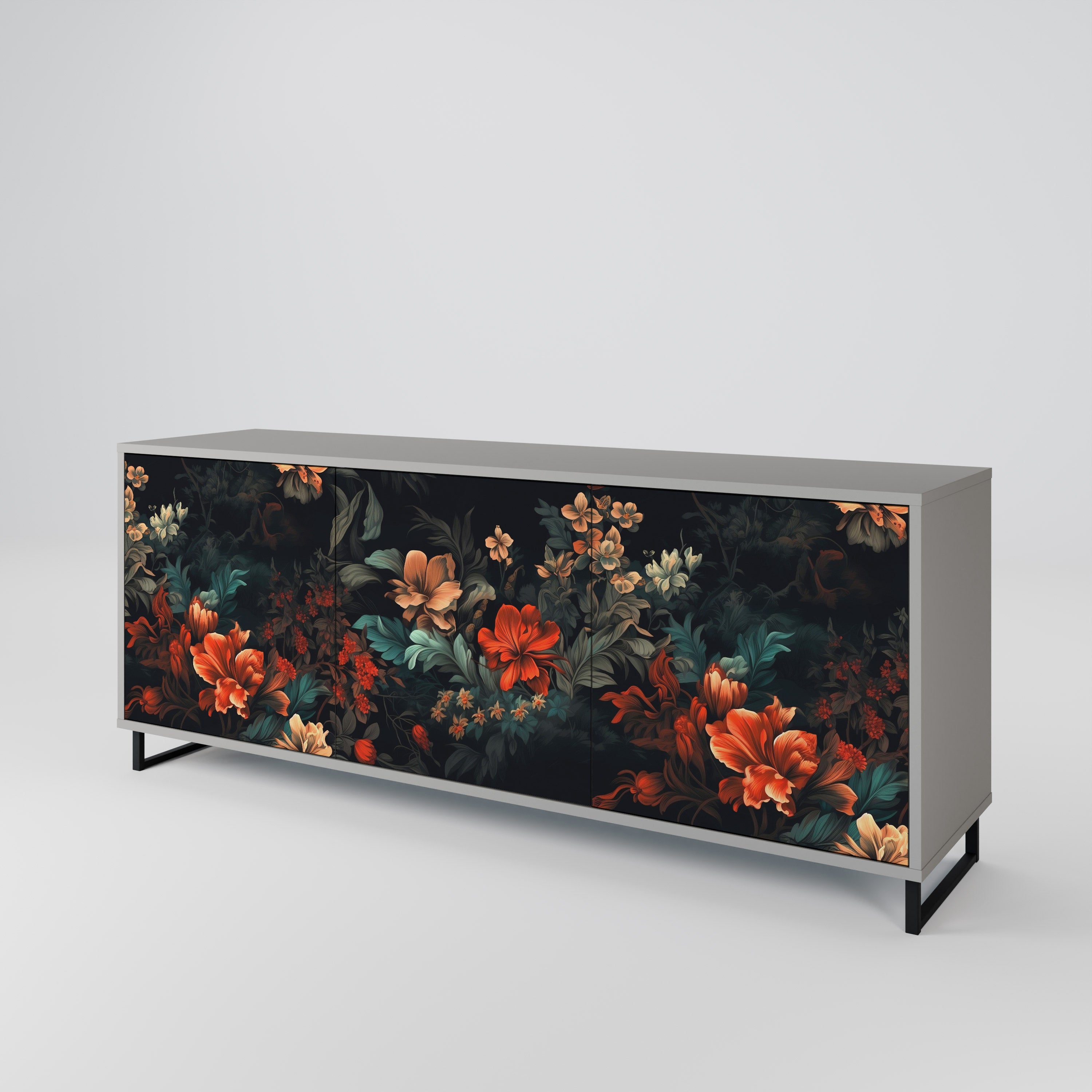 IMAGINARY BLOSSOM 3-Door Sideboard