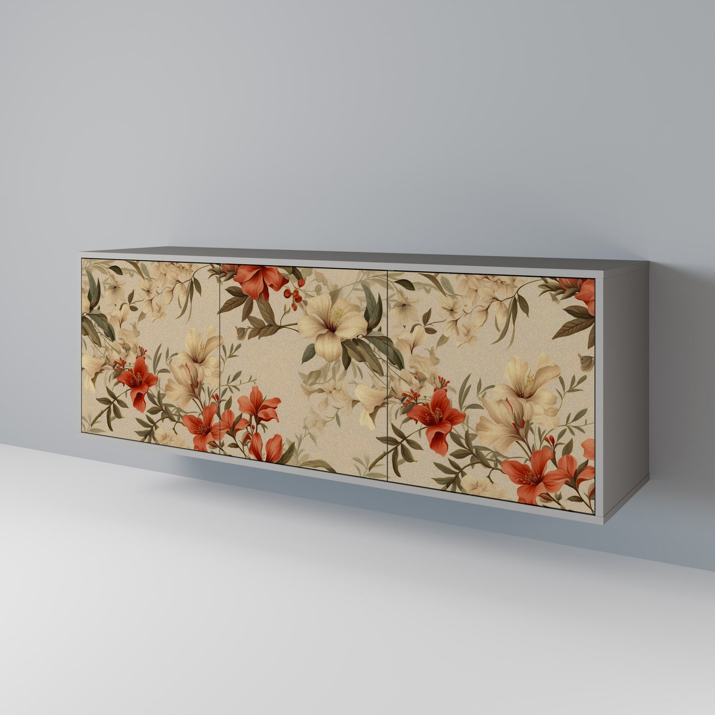 BLOOMING HARMONY 3-Door Sideboard