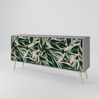 EERIE STROMANTHE 3-Door Sideboard in Grey Finish