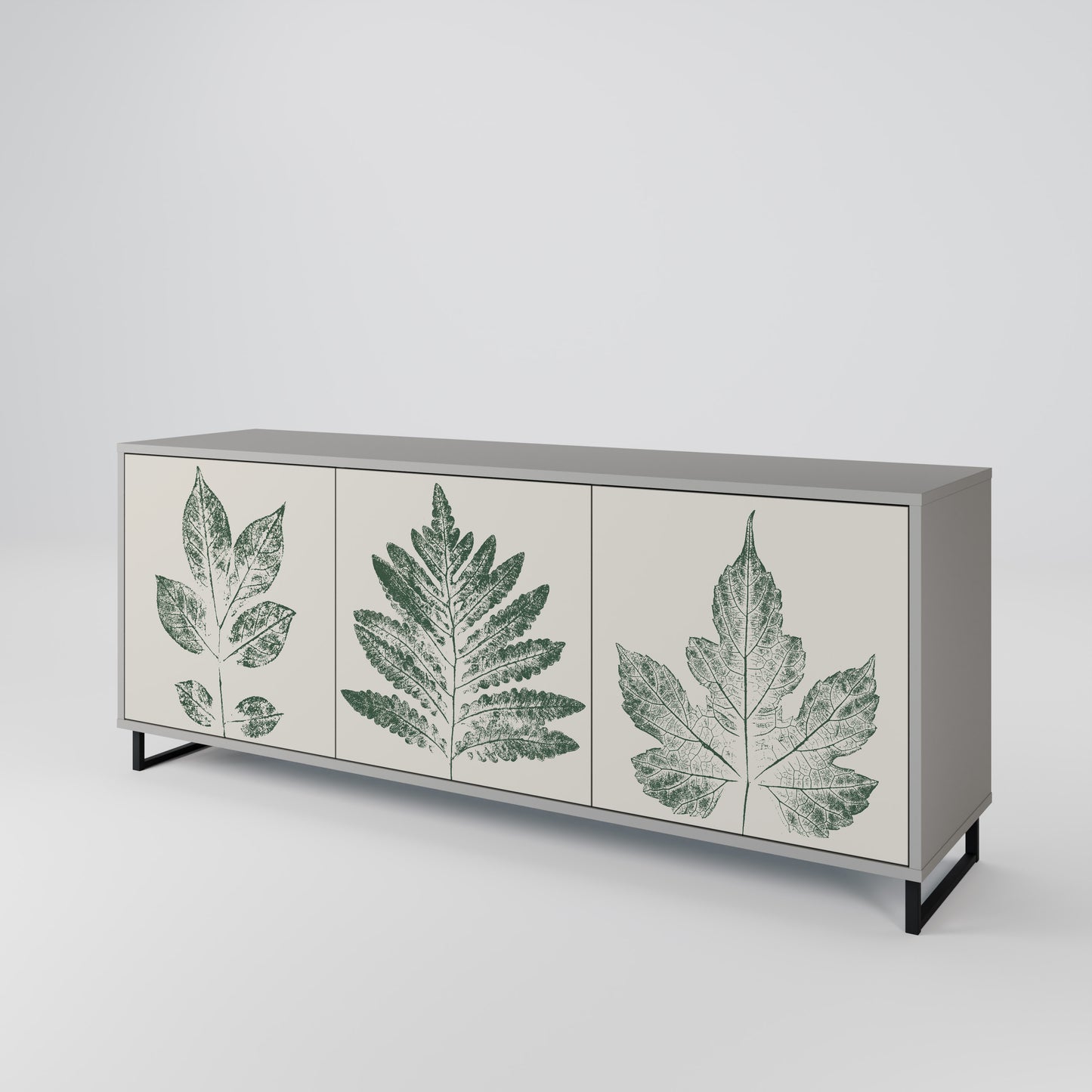 GREEN LEAFY STAMPS Skänk med tre dörrar