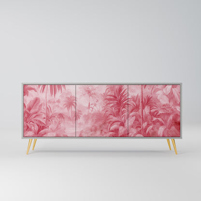 SWEET TROPICS 3-Door Sideboard in Grey Finish