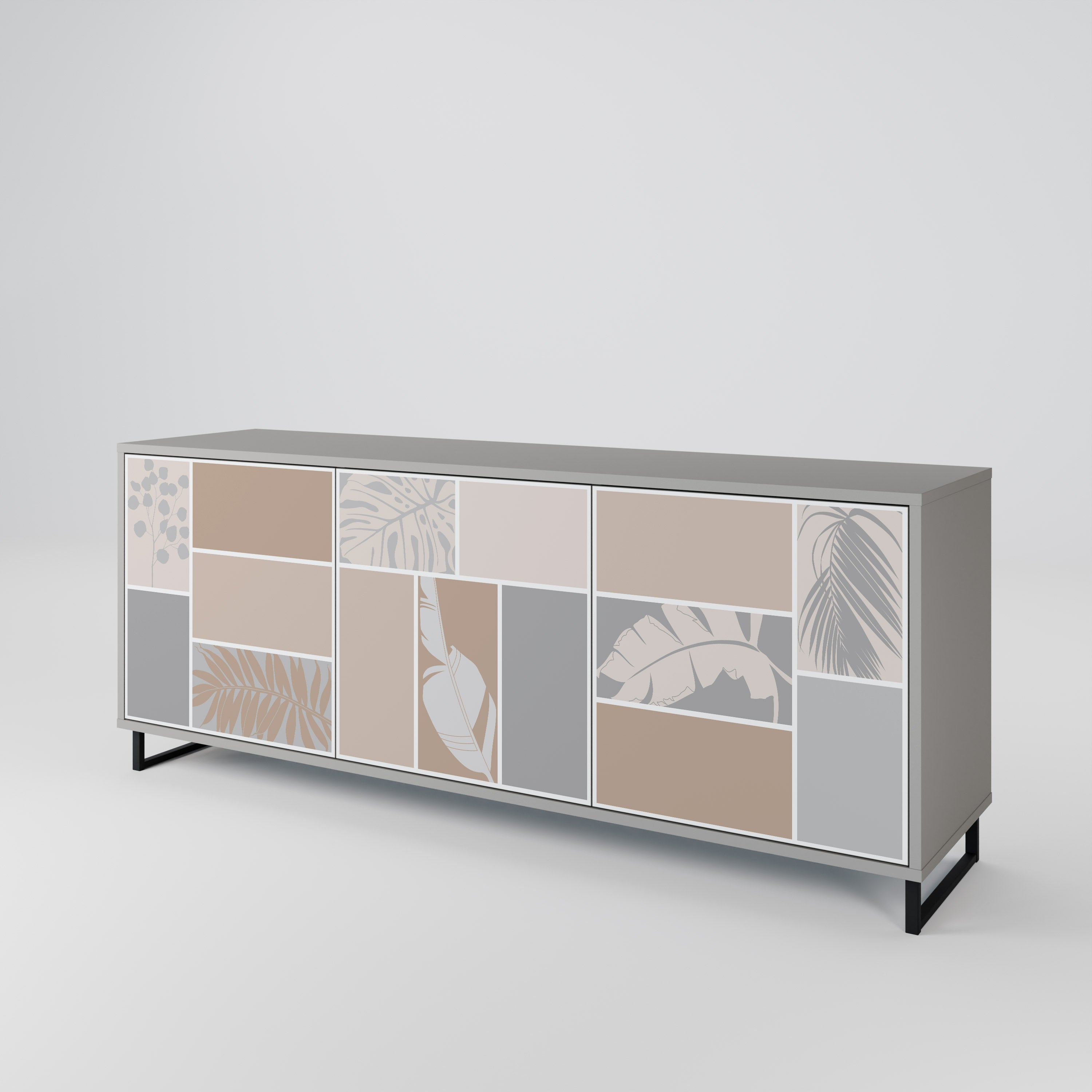 TROPICAL SHAPES 3-Door Sideboard