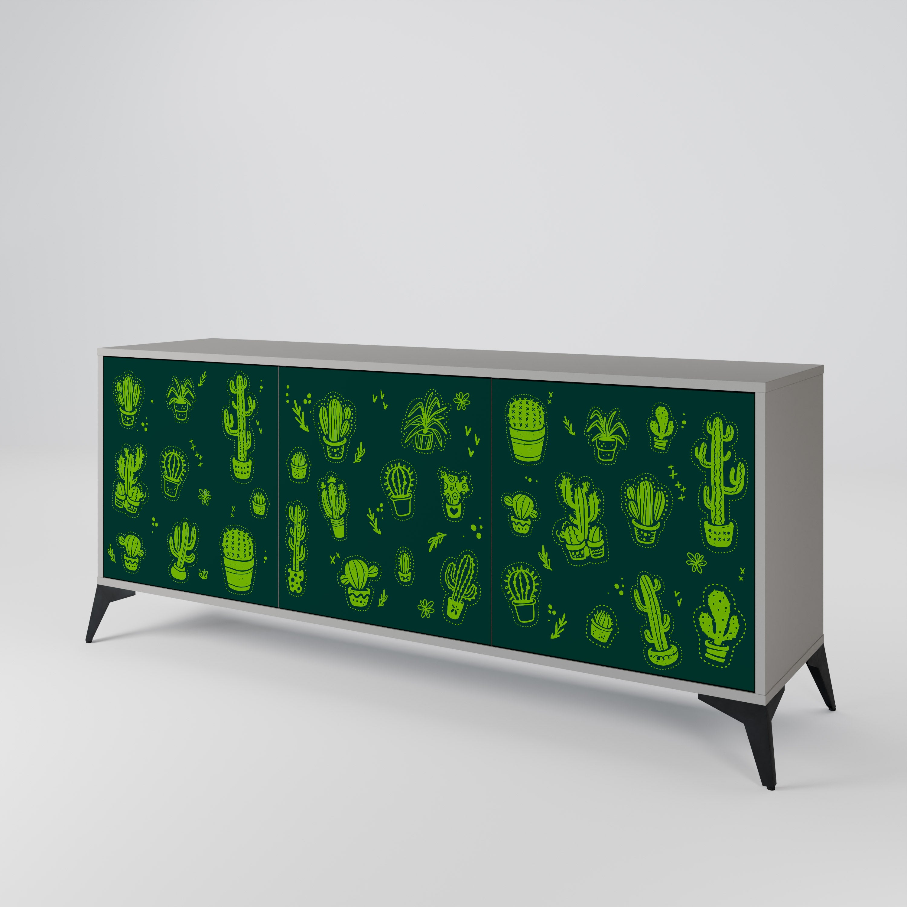 DESERT GREEN 3-Door Sideboard