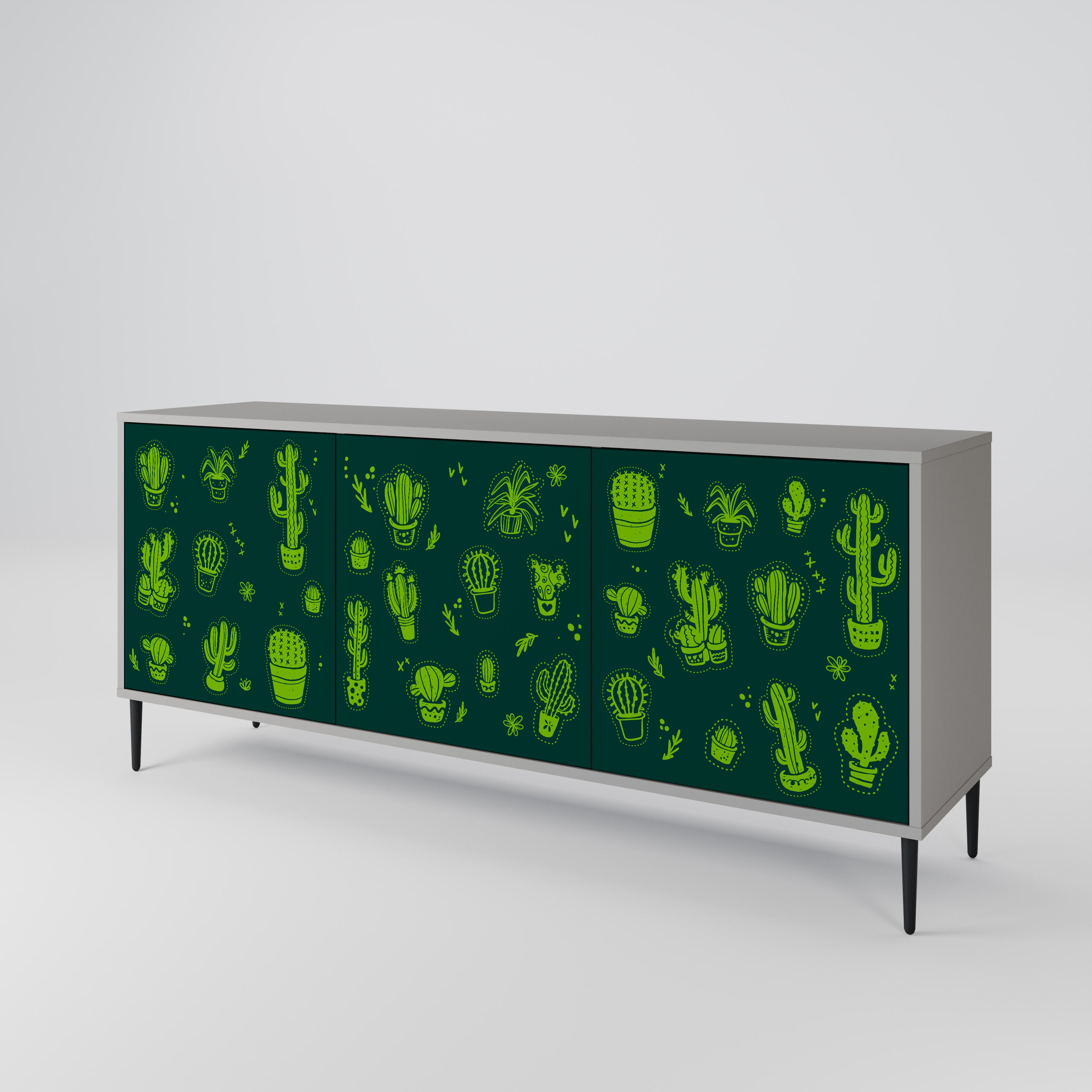 DESERT GREEN 3-Door Sideboard