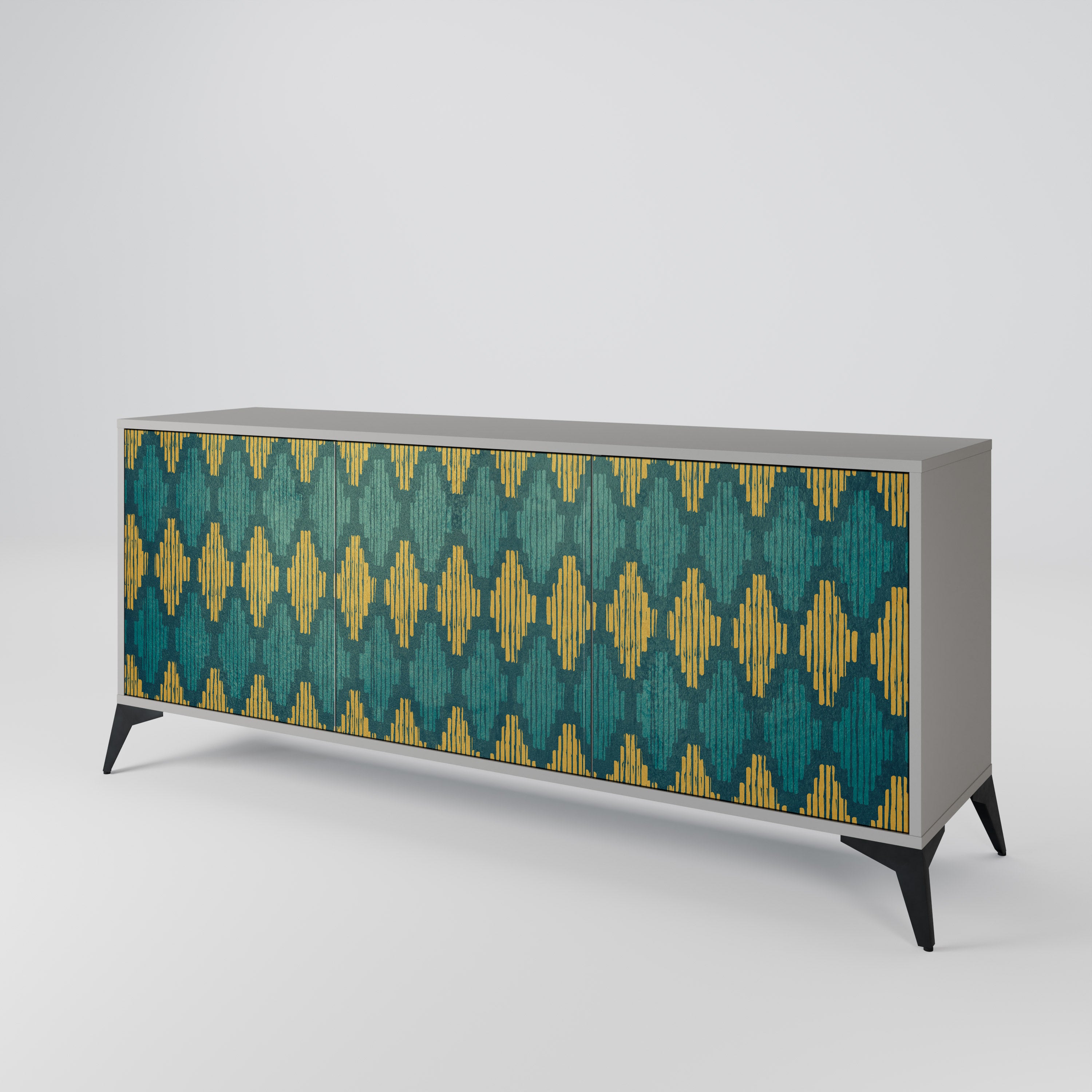 POLYGONS 3-Door Sideboard