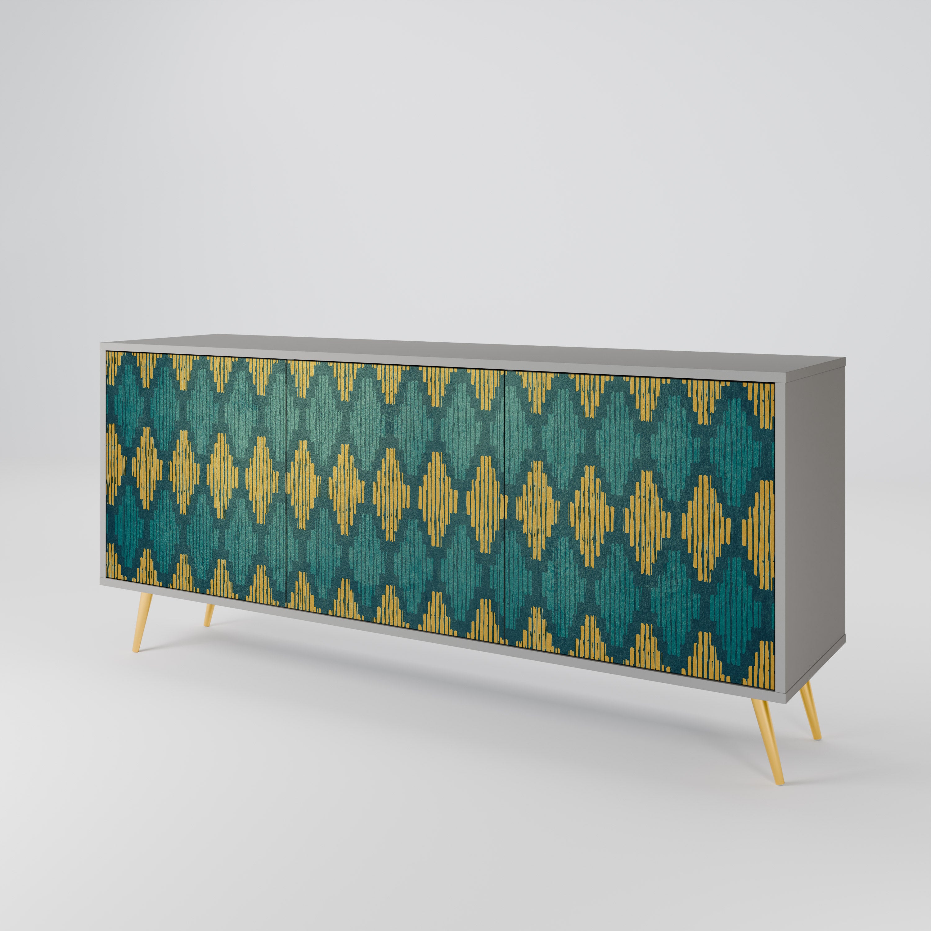 POLYGONS 3-Door Sideboard