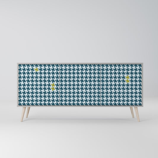 OUT OF CONTEXT 3-Door Sideboard in Grey Finish
