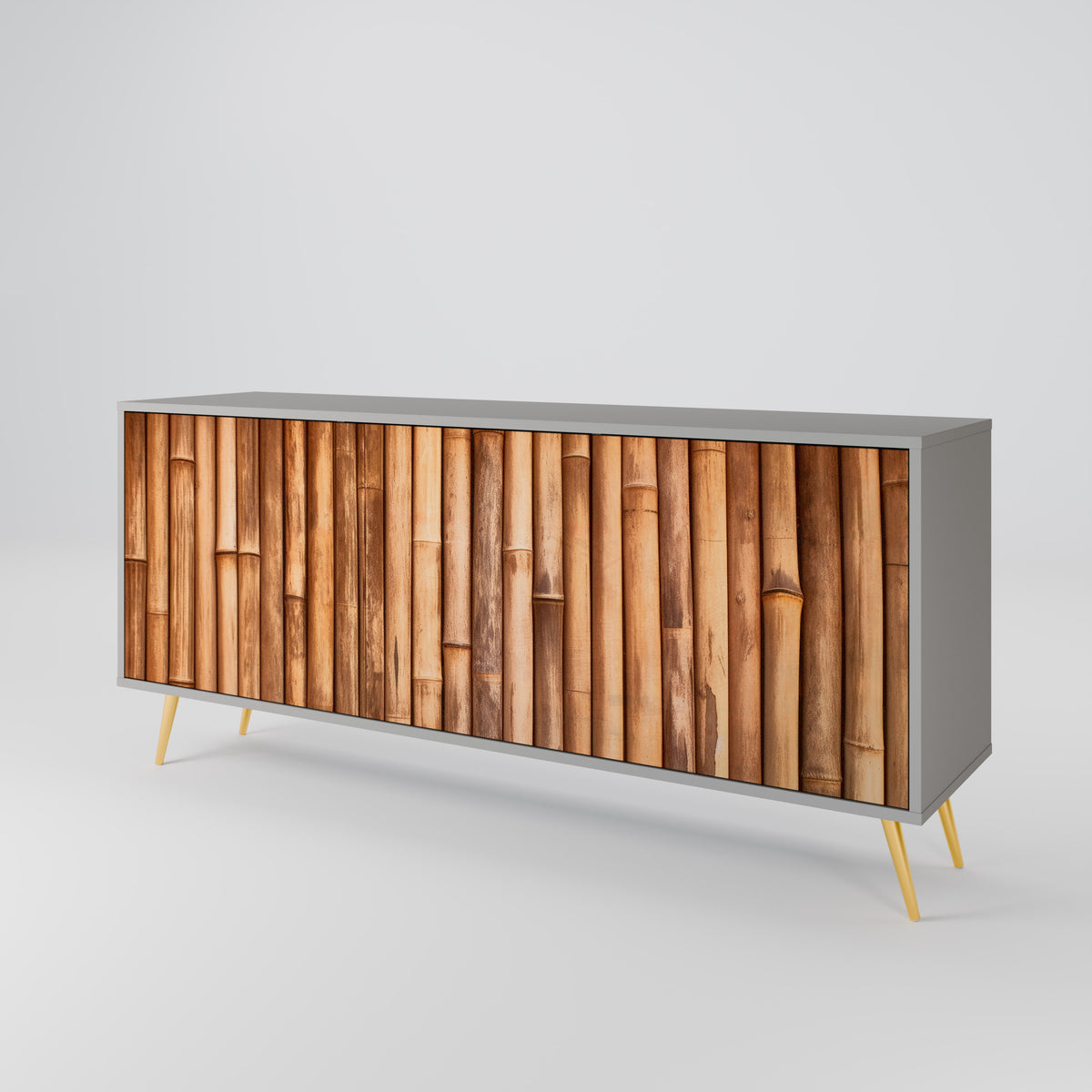NATURAL WOOD Skänk med tre dörrar