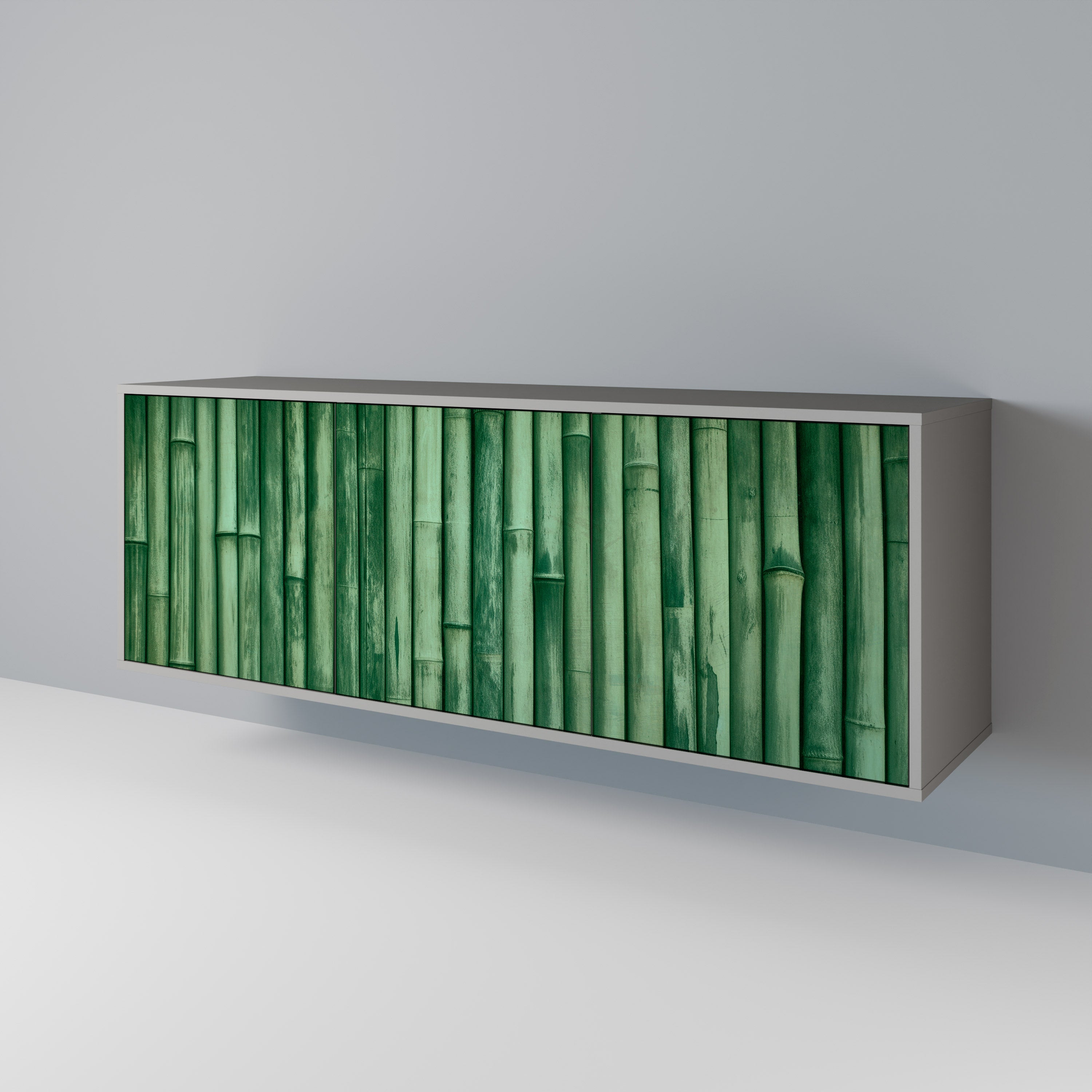 NATURAL GREEN 3-Door Sideboard