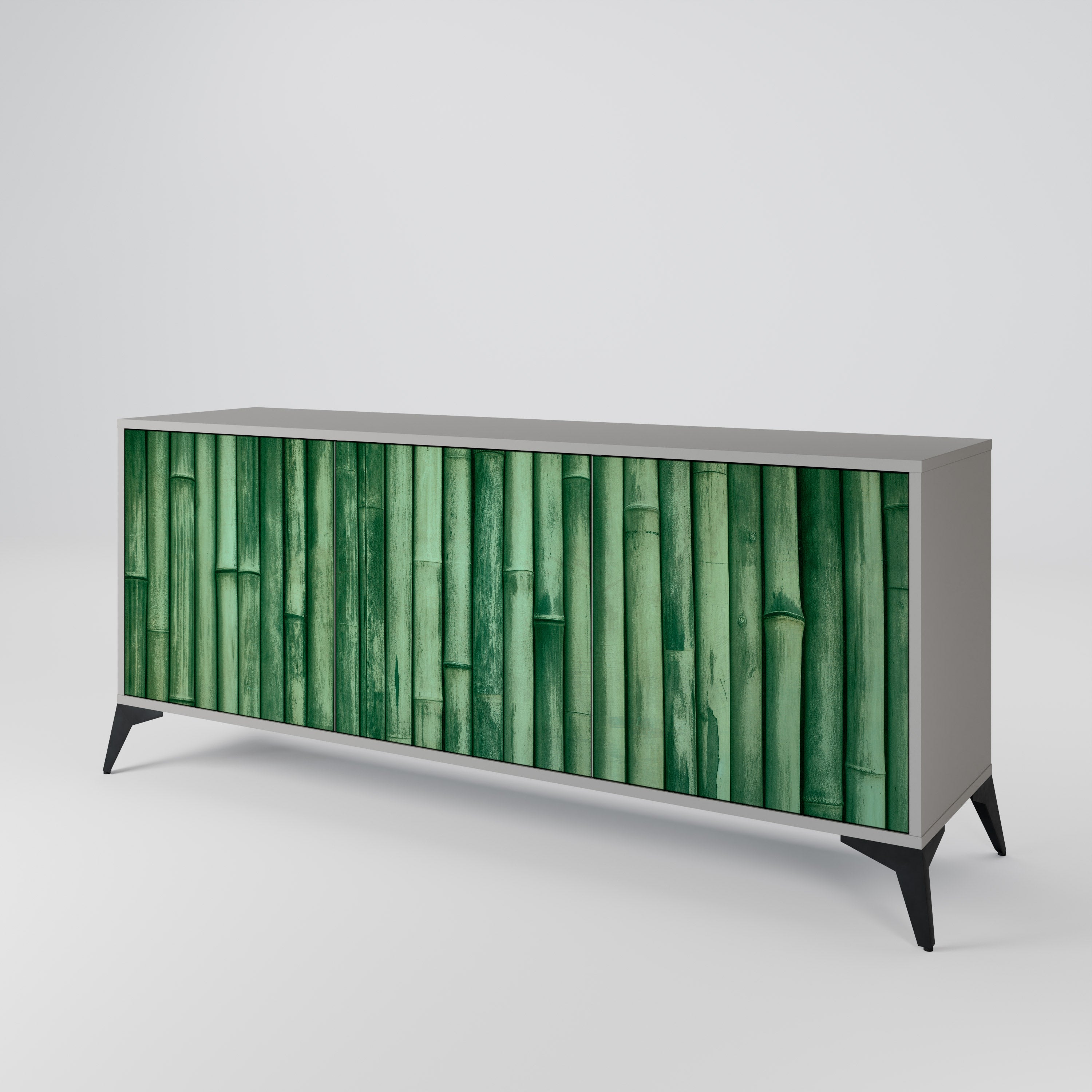 NATURAL GREEN 3-Door Sideboard