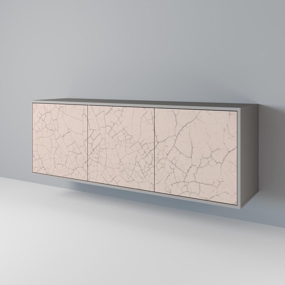 CERAMIC TEXTURE Skänk med tre dörrar