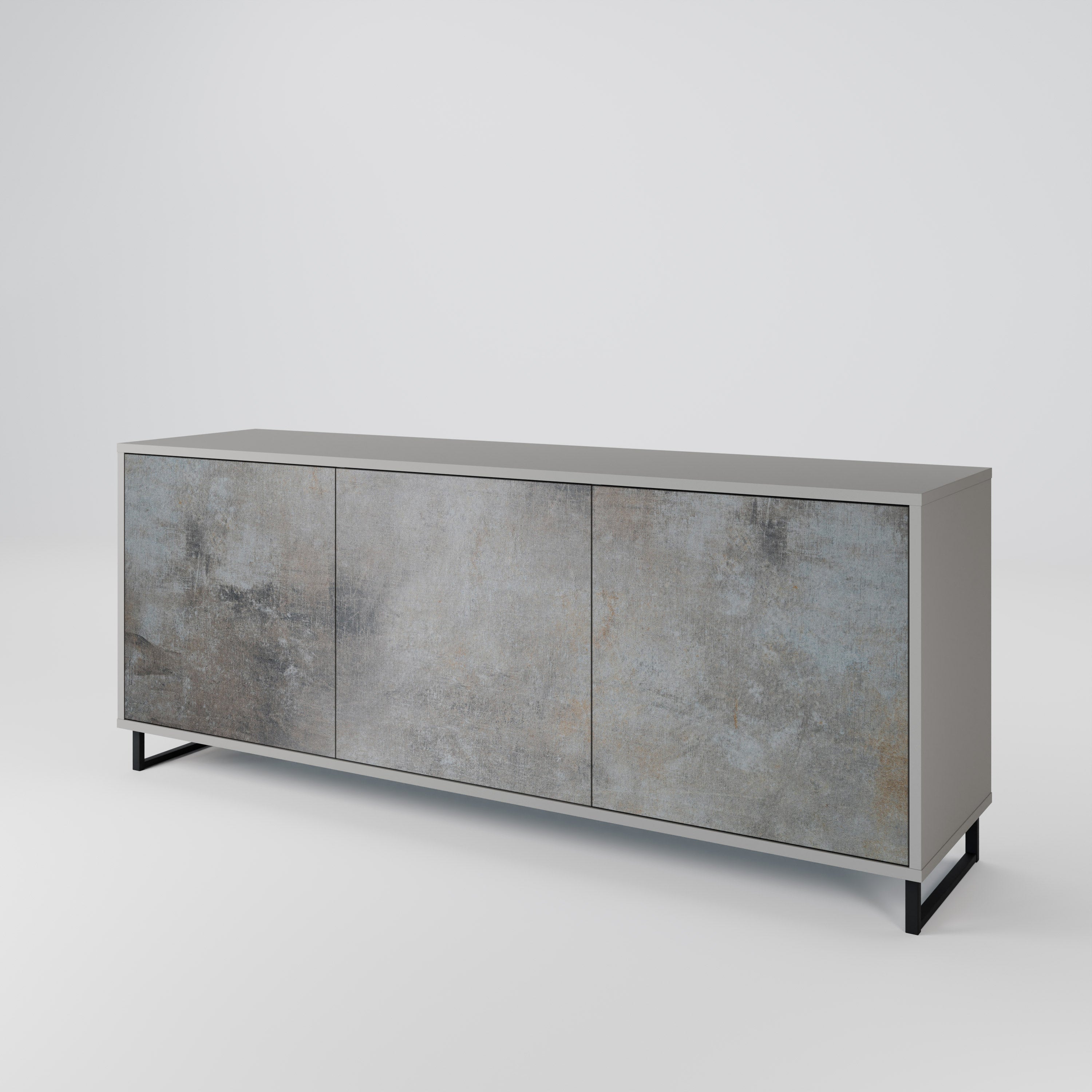 CONCRETE WALL 3-Door Sideboard