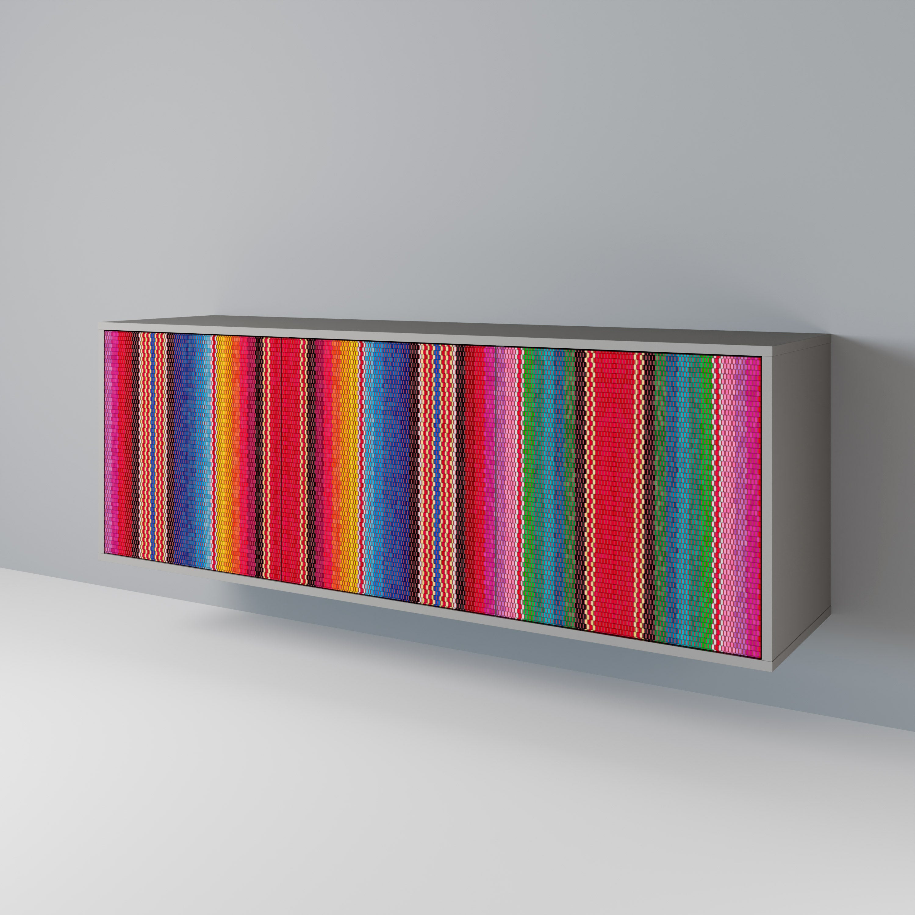 ETHNIC MEXICAN 3-Door Sideboard