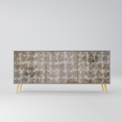 SLIGHTLY BLURRED 3-Door Sideboard in Grey Finish