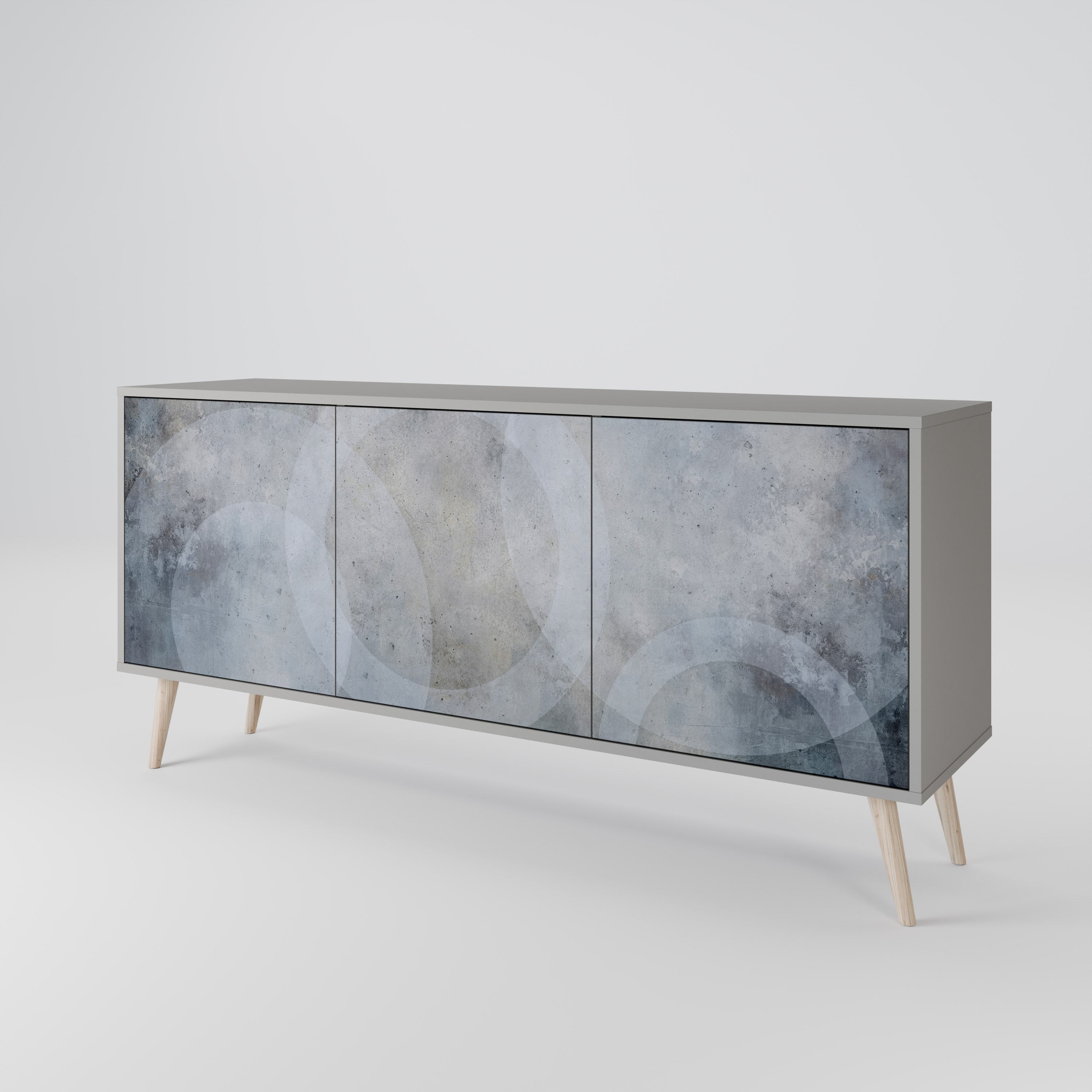 MUTED ARC 3-Door Sideboard