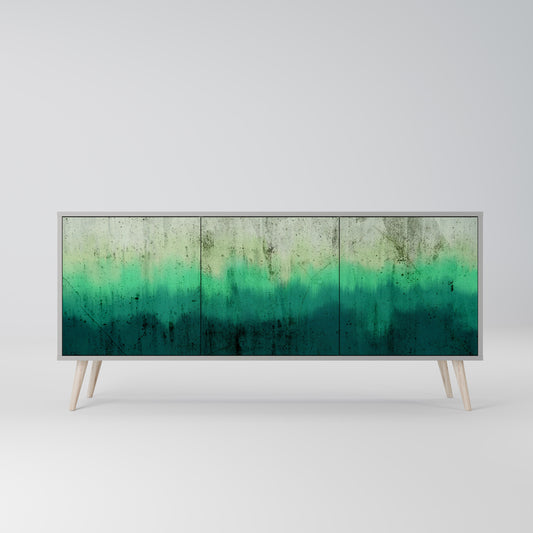 NORTHERN LIGHTS 3-Door Sideboard in Grey Finish