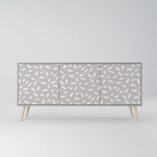 PASSING SECONDS 3-Door Sideboard in Grey Finish