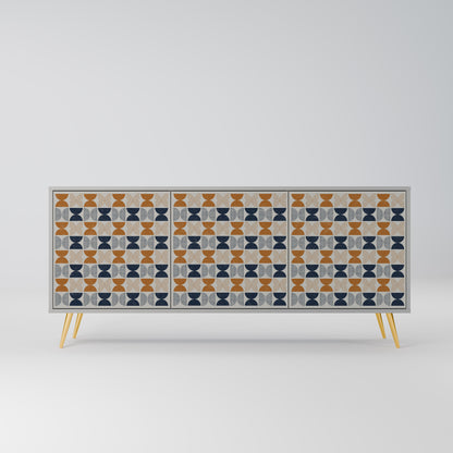 REFLECTION RANGE 3-Door Sideboard in Grey Finish
