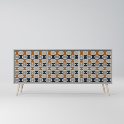 REFLECTION RANGE 3-Door Sideboard in Grey Finish