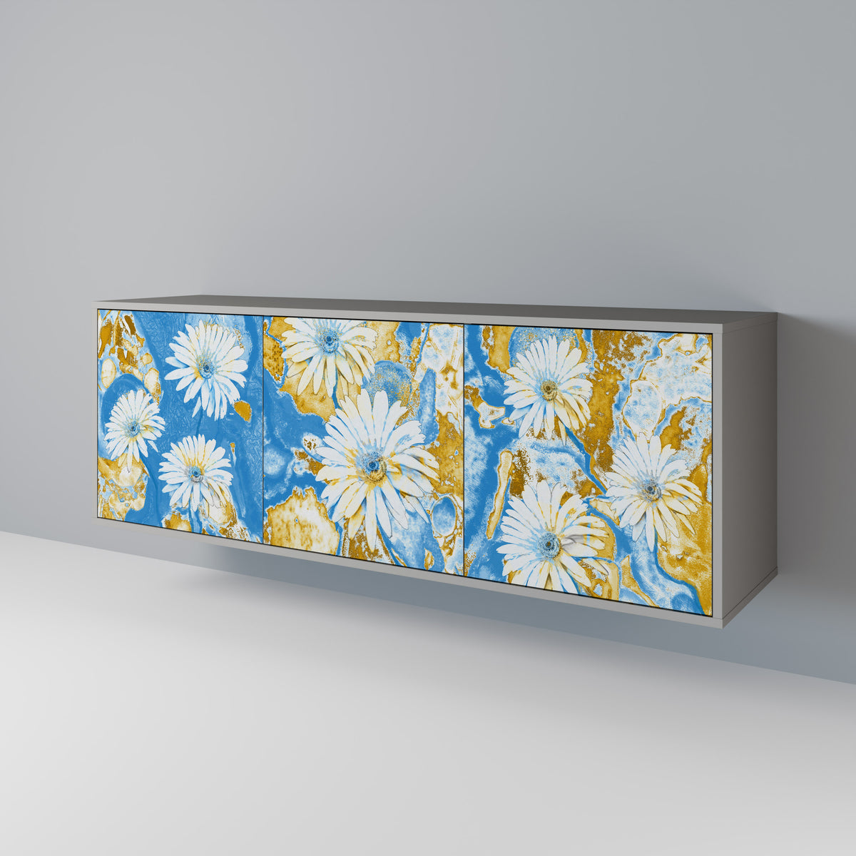 DAISY LUXE Skänk med tre dörrar