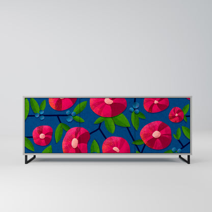 SPRING THOUGHTS 3-Door Sideboard in Grey Finish