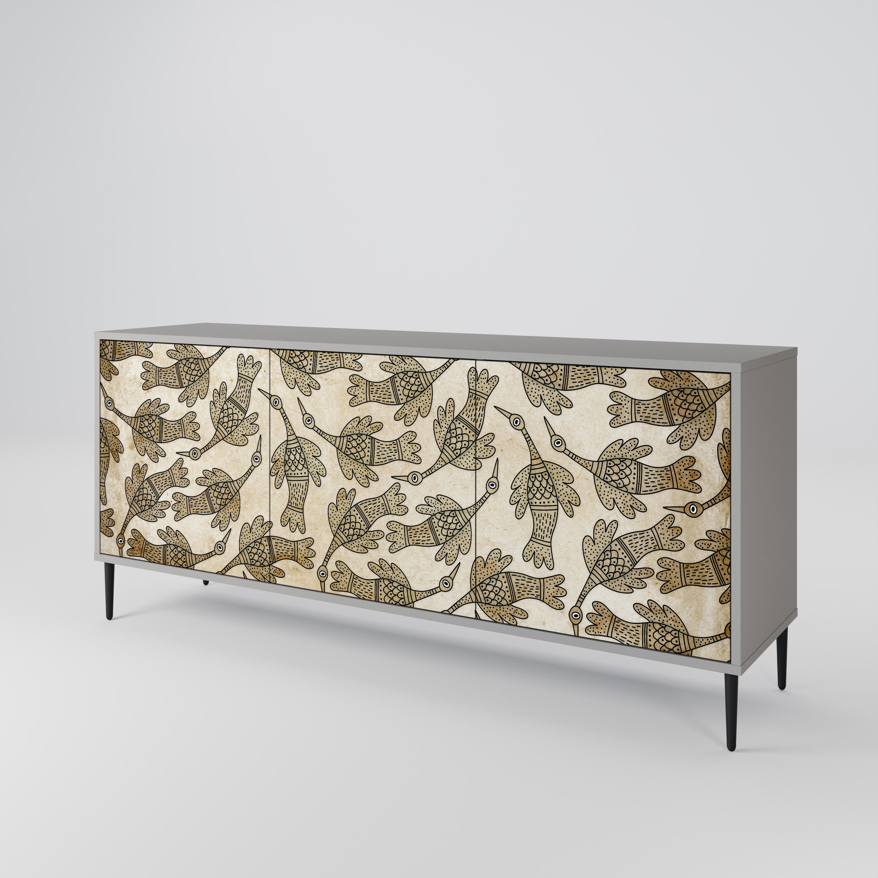 ALMONDINE SONGBIRD 3-Door Sideboard
