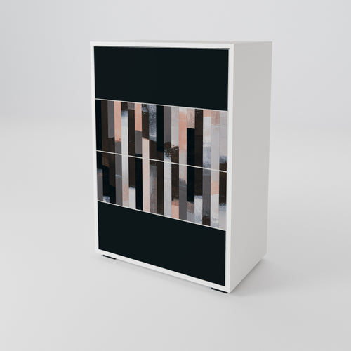 COLLAGE OF RECTANGLES Chest of drawers