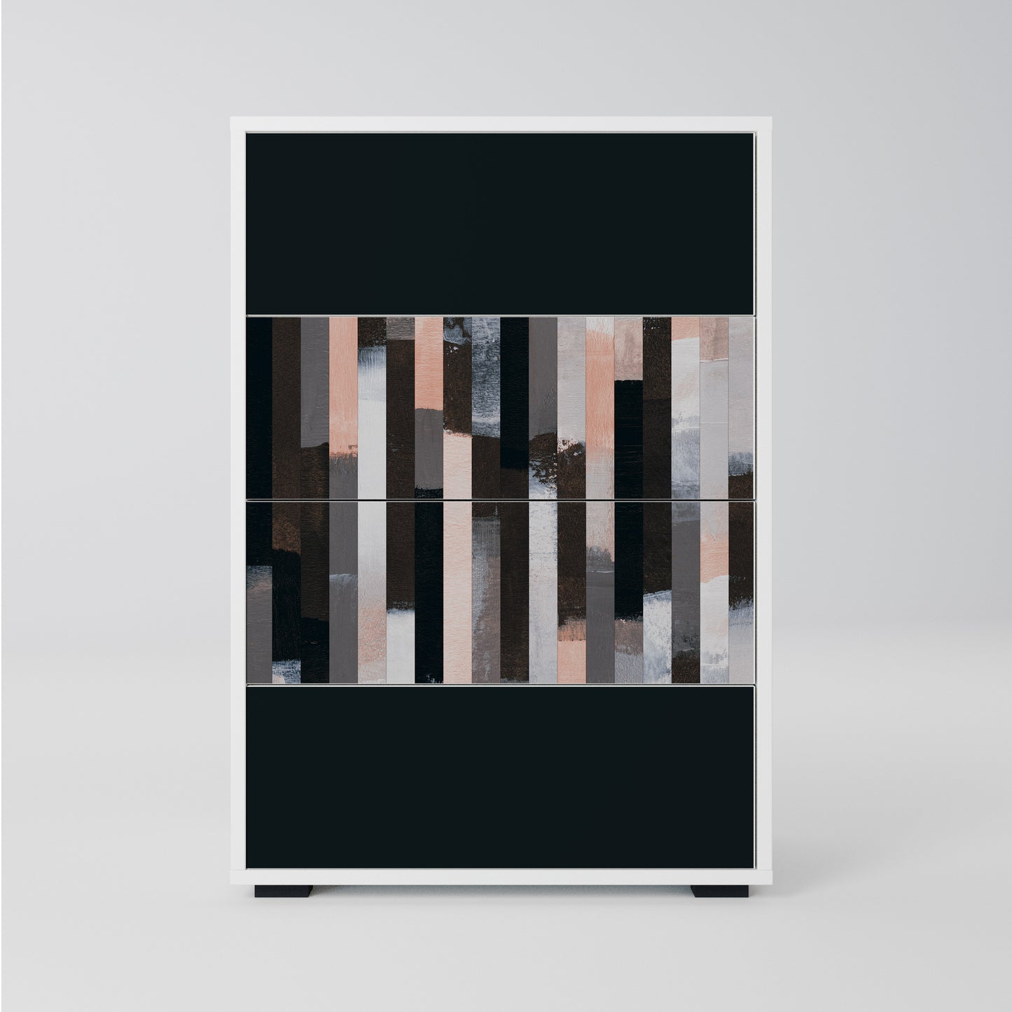 COLLAGE OF RECTANGLES Chest of drawers