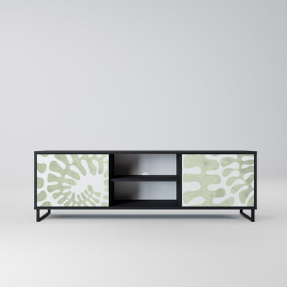 HELIX DANCE 2-Door TV Stand in Black Finish
