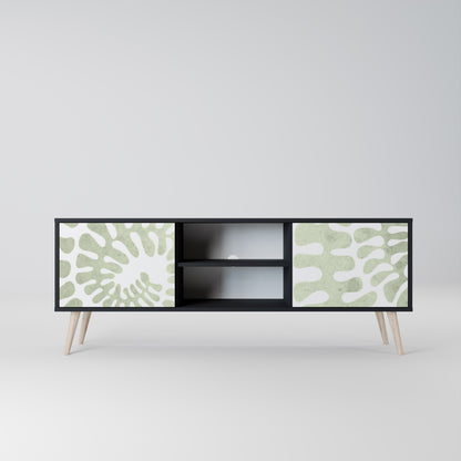 HELIX DANCE 2-Door TV Stand in Black Finish