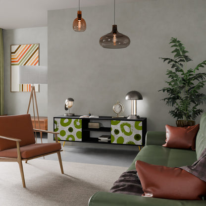 GREEN RHAPSODY 2-dörrars TV-bänk i svart finish