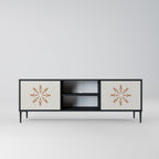 DAILY HARMONY 2-Door TV Stand in Black Finish