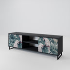 POPINJAY LOOK 2-Door TV Stand in Black Finish
