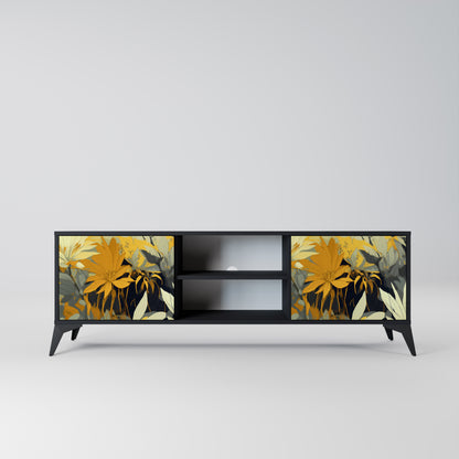 SUNKISSED LILY 2-dörrars TV-bänk i svart finish