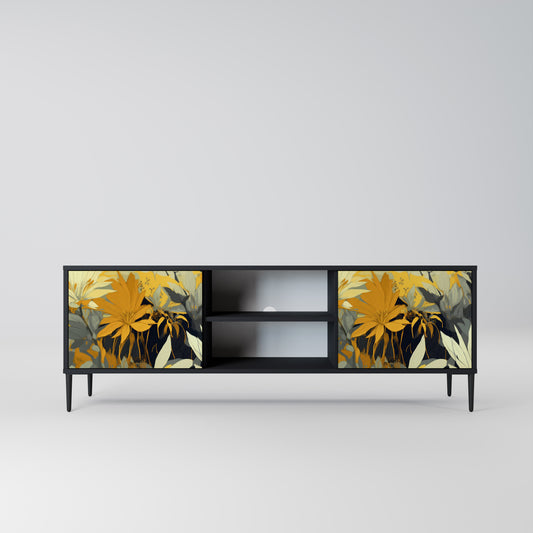 SUNKISSED LILY 2-dörrars TV-bänk i svart finish