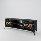 SECRET VERDURE 2-Door TV Stand in Black Finish