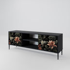 SECRET VERDURE 2-Door TV Stand in Black Finish