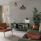 EERIE STROMANTHE 2-Door TV Stand in Black Finish