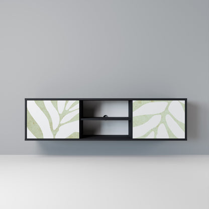 BOTANICAL SPARK 2-dörrars TV-bänk i svart finish