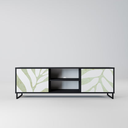 BOTANICAL SPARK 2-dörrars TV-bänk i svart finish