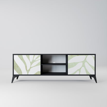 BOTANICAL SPARK 2-dörrars TV-bänk i svart finish